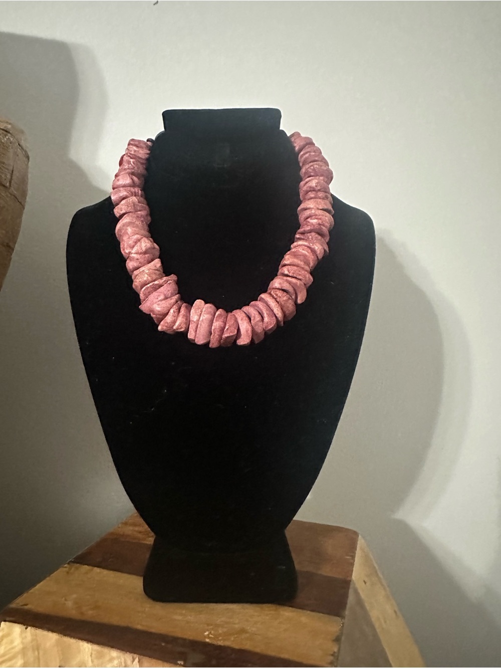 Pink Chunky Bead Necklace